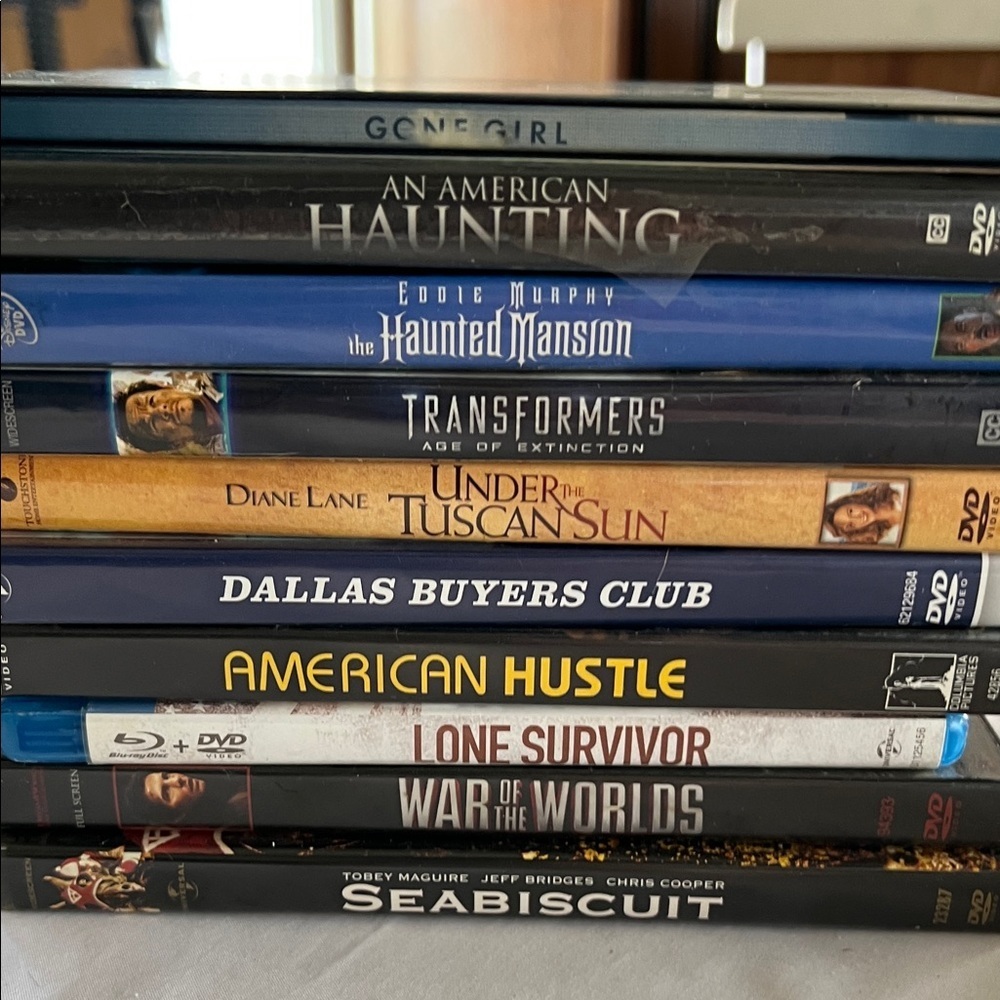 Ten Assorted Movie DVD Collection